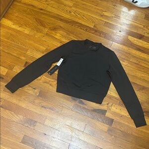 Aritzia Black Crewneck Sweater